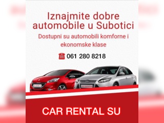 Услуги - Аренда авто и транспорта - Аренда авто в Суботице от CAR RENTAL SU