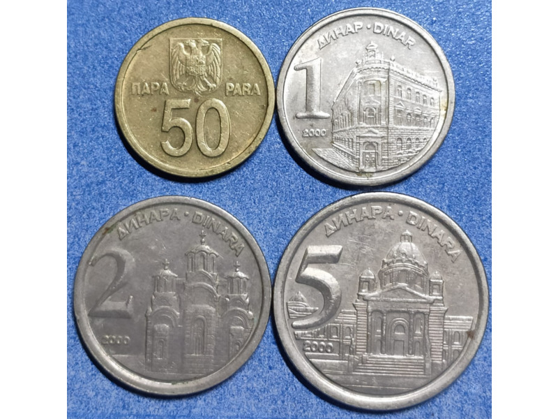Спорт, хобби и отдых - Коллекционирование - Монеты Югославии с 1945-2002 годов: 