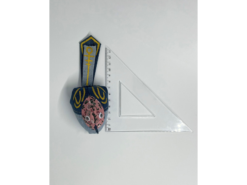 Товары для детей - Игрушки и детские книги - Птичка-антистресс. Синяя с цветочной головой